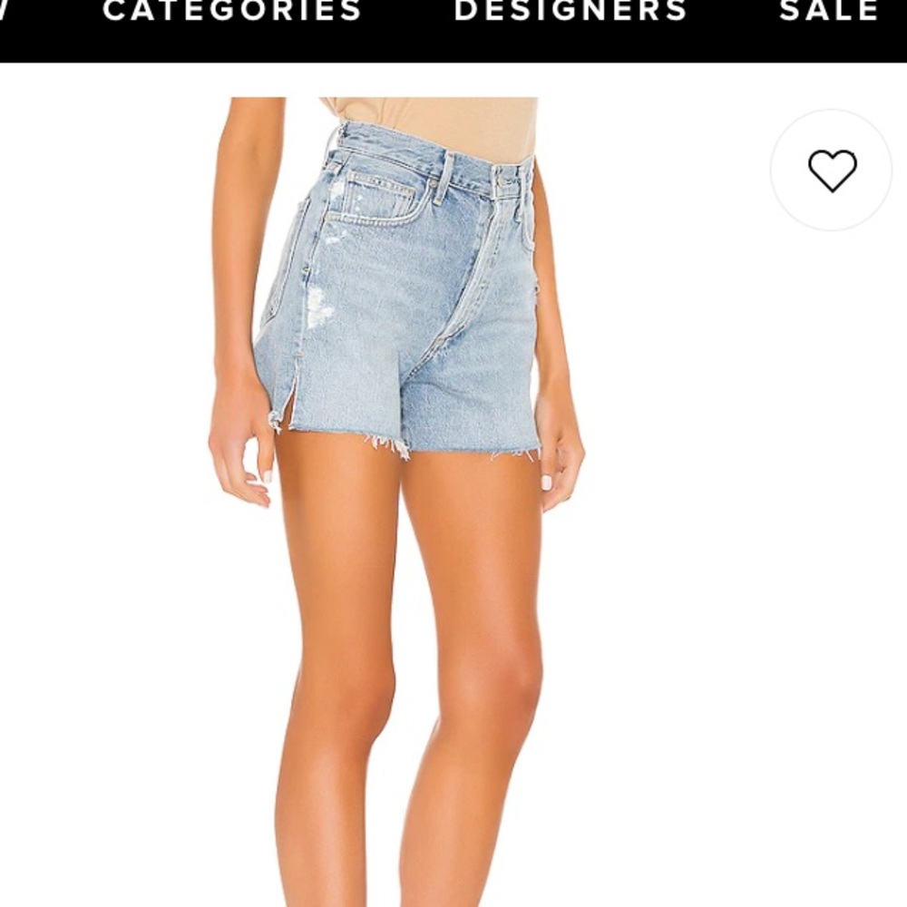 AGOLDE Dee Denim Shorts